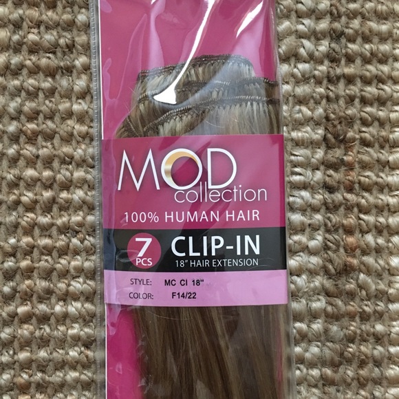 NWT 7-PC 18” CLIP-IN BLONDE HAIR EXTENSIONS - Picture 3 of 6